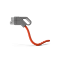 Electric Car Charging Plug With Orange Wire