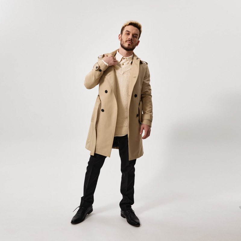 Tan Trench Coat