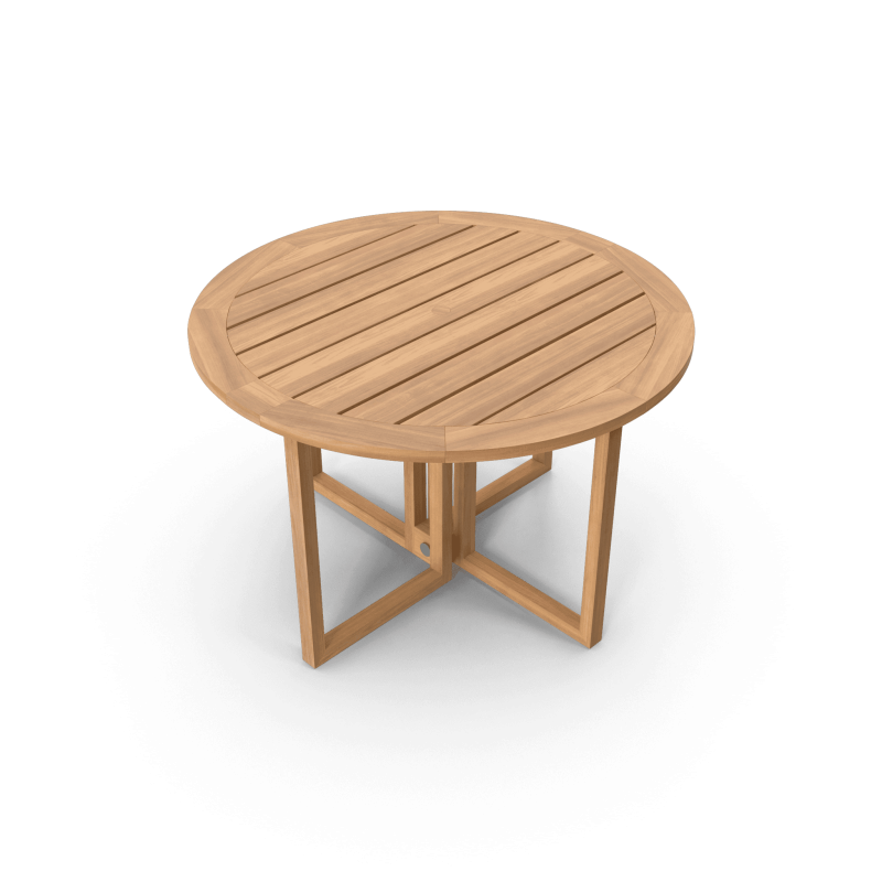 Round patio table