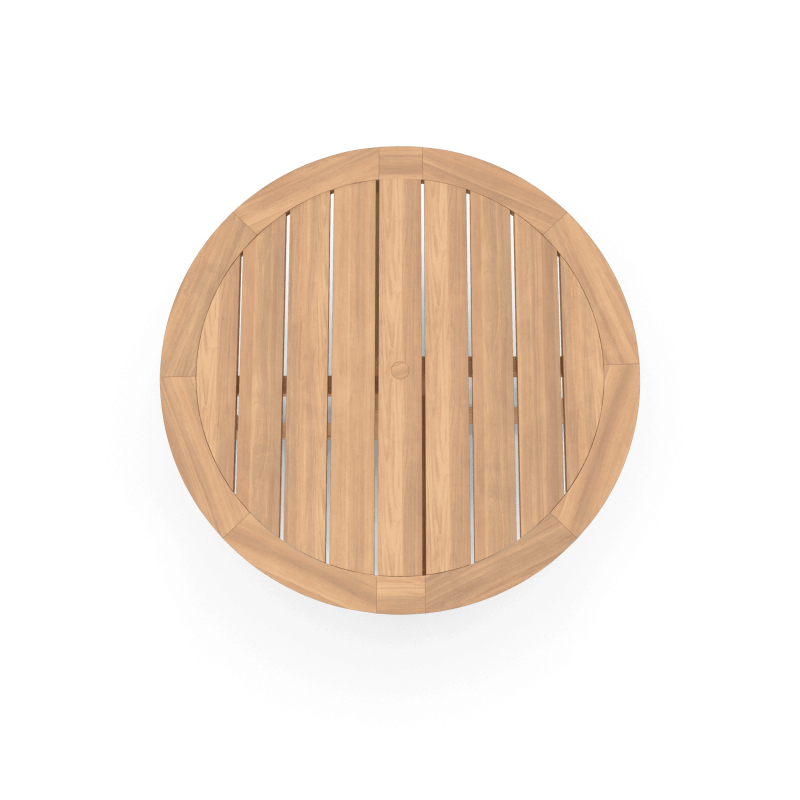 Round patio table