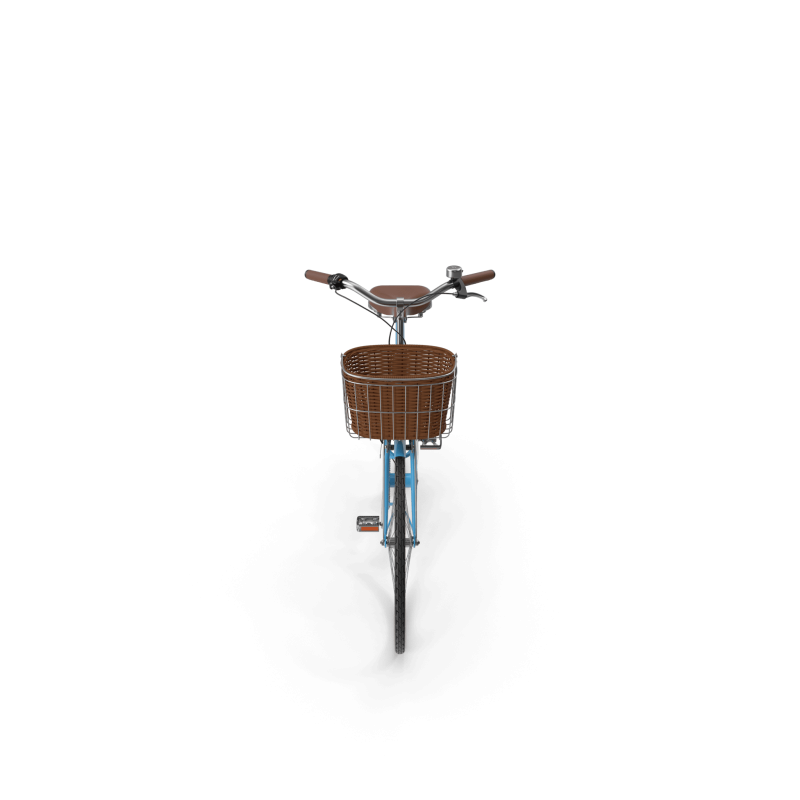 Blue Sky City Bike with Basket