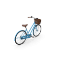 Blue Sky City Bike with Basket
