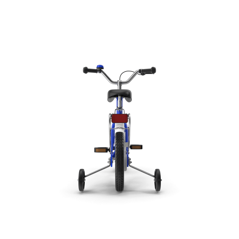 Cobalt Blue Bike with Training Wheels