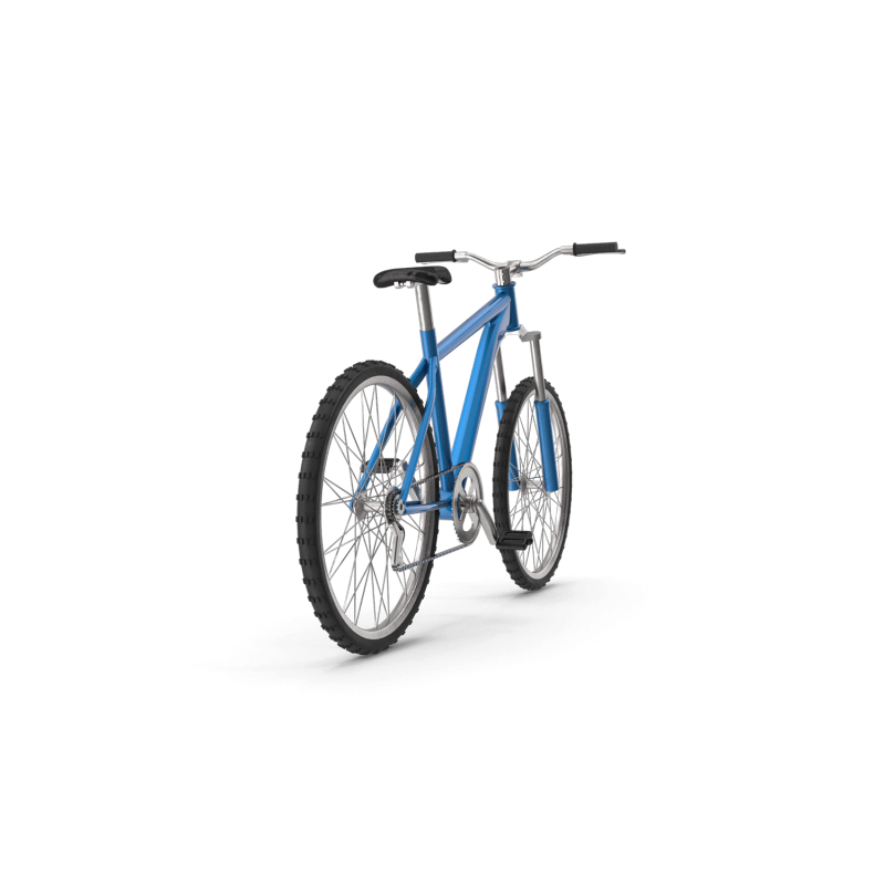 Light Blue Trekking Bike