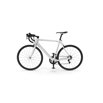 Matte White Road Bike