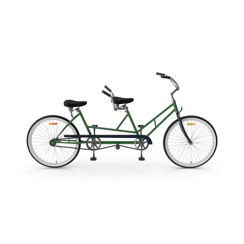 Green Tandem Bike