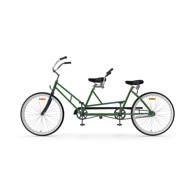 Green Tandem Bike