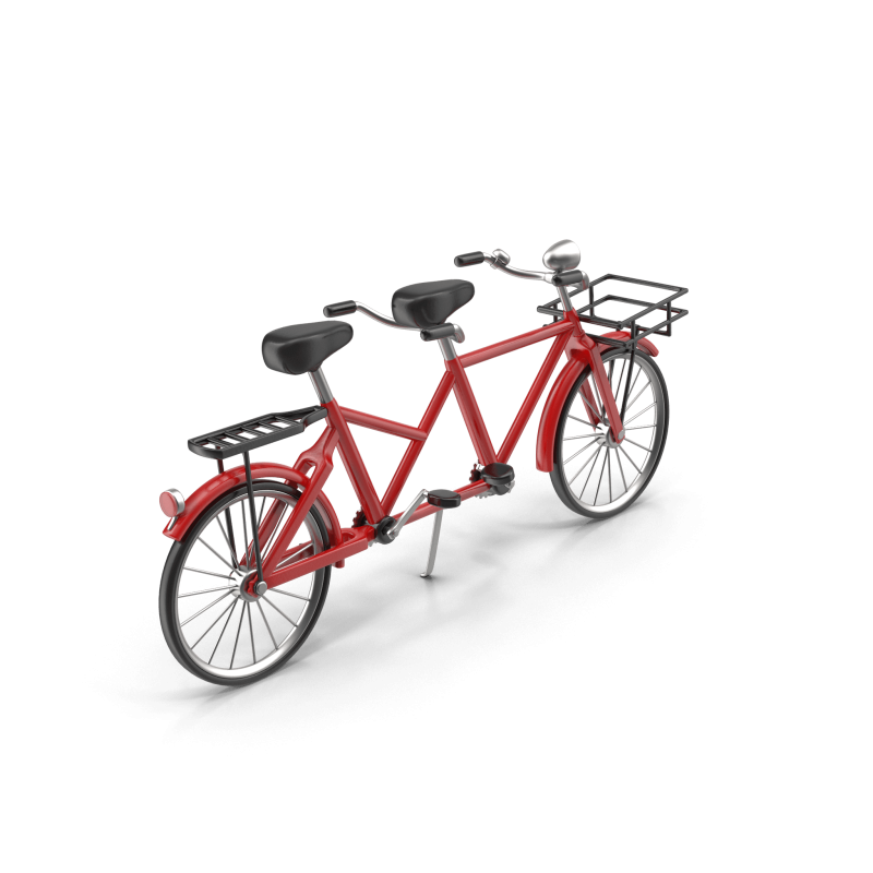 Red Tandem Bike